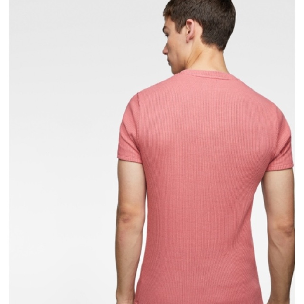 Zara man fitted ribbed shirt - Picture 2 of 5